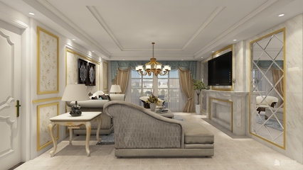 歐式華宅，典雅綻放——武頤家園219平米四居室室內(nèi)裝飾設(shè)計