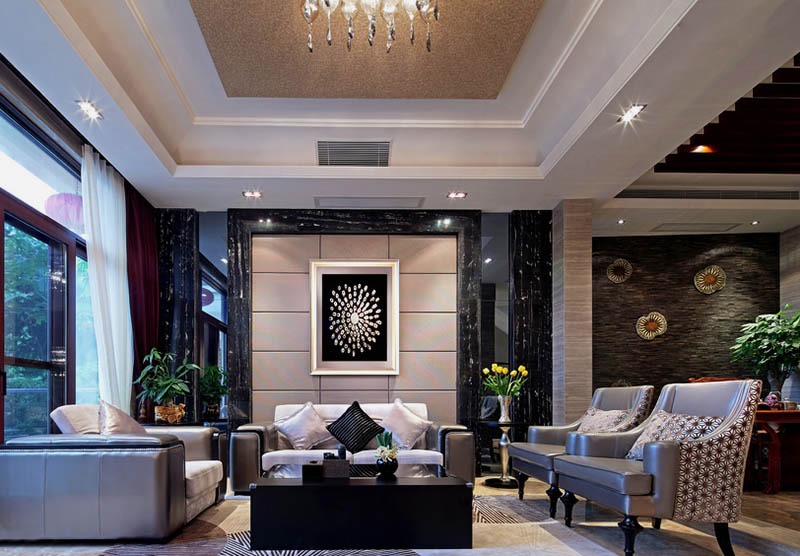 匠心筑夢·奢享人生 紫蘋果國際設計2017年南寧別墅裝修效果圖案例賞析